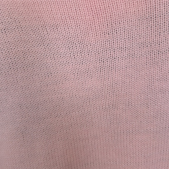 Juniors Christmas Cat Sweater Light Pink XXL (2XG) 19 Sequins & Pom Poms - Picture 8 of 8